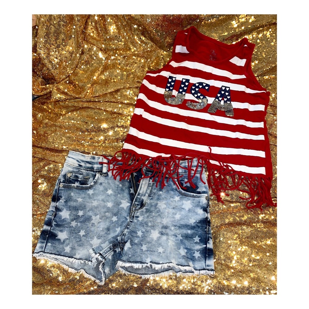 Miss USA Denim Set